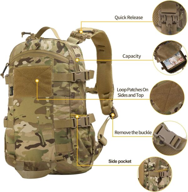 Men’s Tactical Military Backpack for Hiking and Outdoor Use