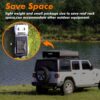 ILANDER Lite 140 cm Folding Rooftop Tent for SUV/Sedan/Truck
