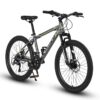 24" Kids Mountain Bike with 21-Speed Shimano and Dual Disc Brakes