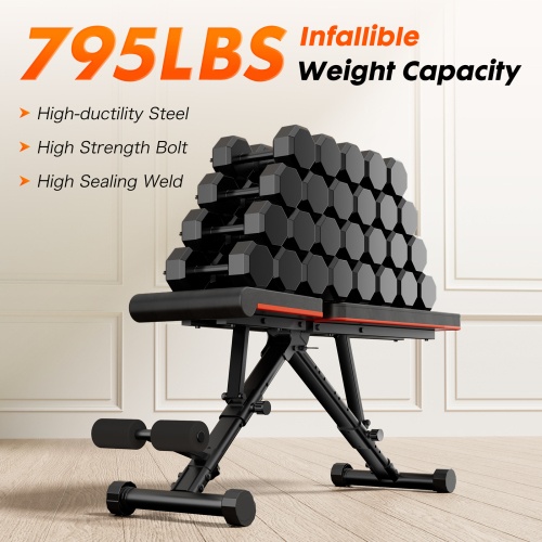 Adjustable Foldable Weight Bench for Full Body Workout