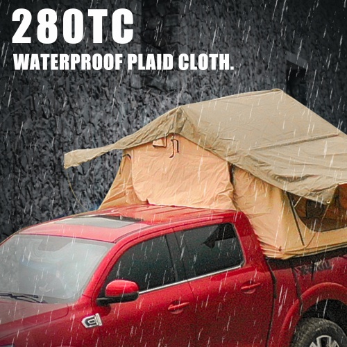 Waterproof Rooftop Tent 280TC Lattice Cloth for Camping and Travel