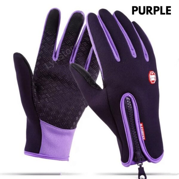 Waterproof Winter Touchscreen Gloves with Fleece for Riding and Sports