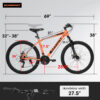 A26322 26" Aluminum Mountain Bike with 21-Speed and Shock Fork