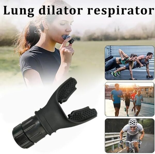 Breathing Trainer Mouthpiece for Lung Exercise and Fitness