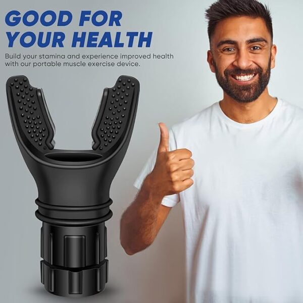 Breathing Trainer Mouthpiece for Lung Exercise and Fitness