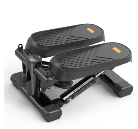 Mini Stepper with LCD Monitor and Resistance Bands 330lbs Capacity