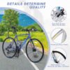 24-Speed 700C Hybrid Road Bike with Disc Brakes for Men and Women