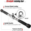 4-Piece Adjustable Fitness Handlebars and Squat Rack Set for Home Use