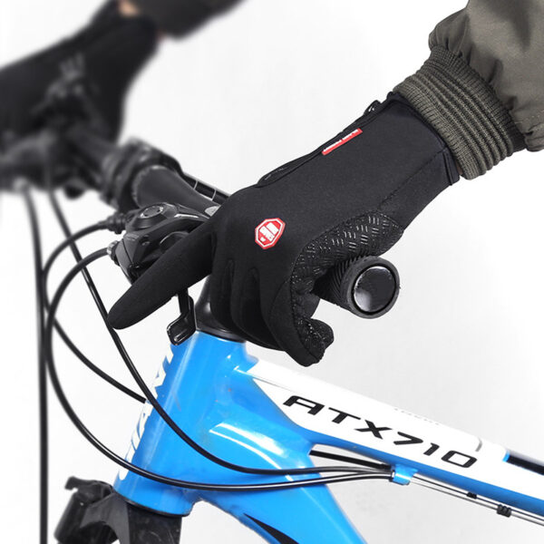 Waterproof Winter Touchscreen Gloves with Fleece for Riding and Sports