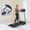 Foldable Electric Treadmill with Tilt and 12 Preset Programs