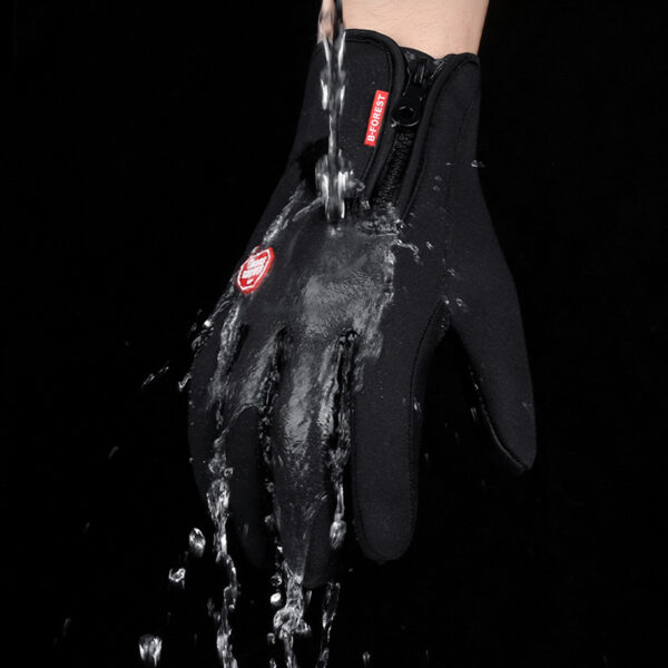 Waterproof Winter Touchscreen Gloves with Fleece for Riding and Sports