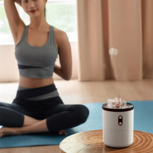 Volcanic Flame USB Aroma Diffuser and Jellyfish Humidifier Lamp