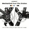 A27301M Ecarpat 27.5" Mountain Bike with 21-Speed and Dual Disc Brakes