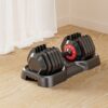 10-in-1 Adjustable Dumbbell Set 55LB for Home Full Body Workout