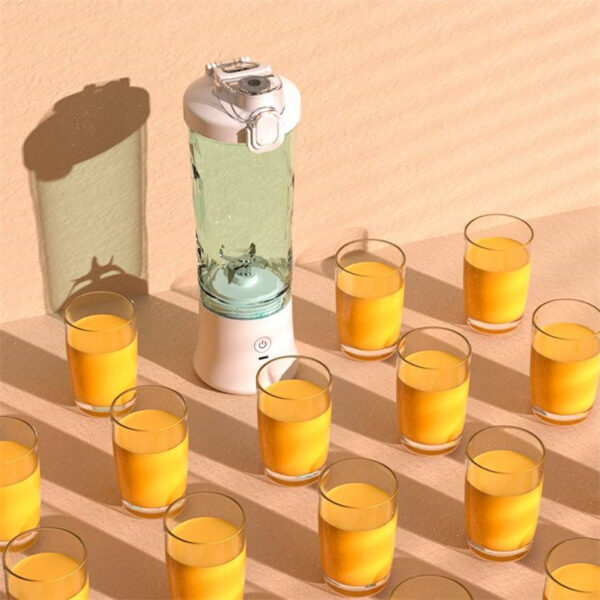 Portable 6-Blade Mini Blender for Shakes and Smoothies