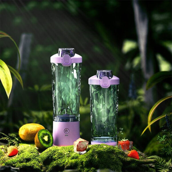 Portable 6-Blade Mini Blender for Shakes and Smoothies
