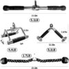 4-Piece Adjustable Fitness Handlebars and Squat Rack Set for Home Use