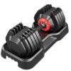 10-in-1 Adjustable Dumbbell Set 55LB for Home Full Body Workout