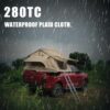 Waterproof Rooftop Tent 280TC Lattice Cloth for Camping and Travel