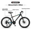 S26102 26" Mountain Bike with 21-Speed Shimano and Disc Brakes