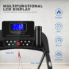 Foldable Electric Treadmill with Tilt and 12 Preset Programs