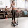Mini Fitness Stepper with LCD and Resistance Bands 330lbs Max Load
