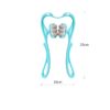 Manual Six-Wheel Neck Massager Roller for Pain Relief