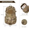 Men’s Tactical Military Backpack for Hiking and Outdoor Use