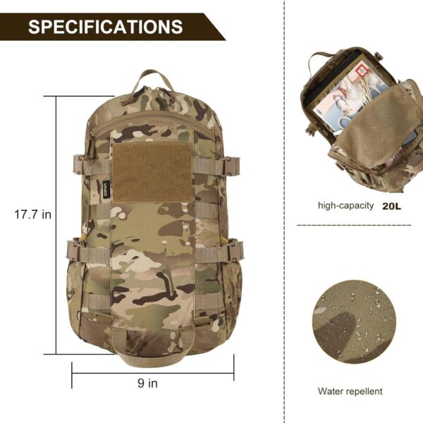 Men’s Tactical Military Backpack for Hiking and Outdoor Use