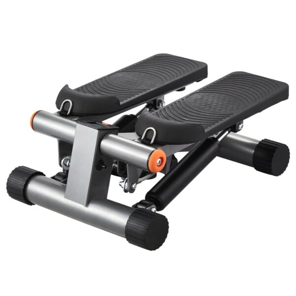 Stair Stepper For Exercise At Home - Hydraulic Mini Stepper With Resistance Band