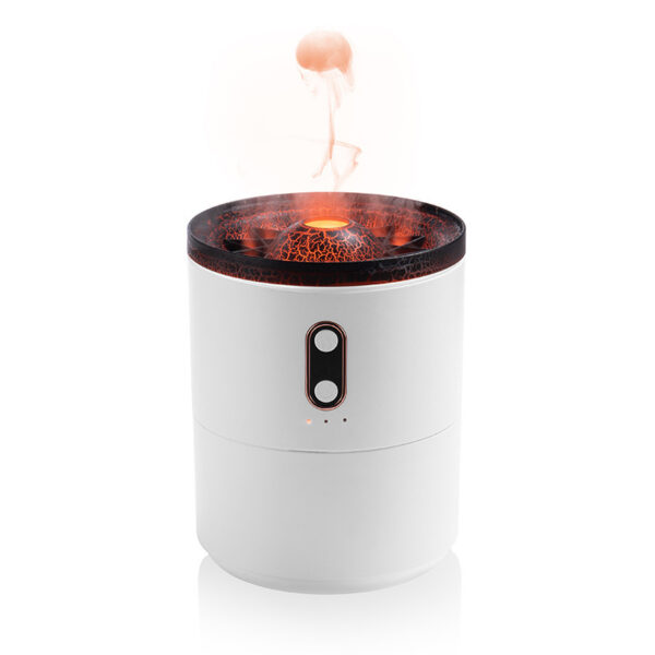 Volcanic Flame USB Aroma Diffuser and Jellyfish Humidifier Lamp