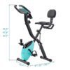 Folding Exercise Bike with Adjustable Resistance X-Bike Style