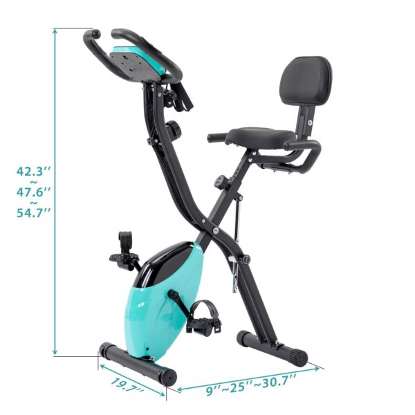 Folding Exercise Bike with Adjustable Resistance X-Bike Style