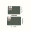 Quick-Dry Diatomite Bath Mat with Clover Design 50x80cm