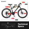 S26102 26" Mountain Bike with 21-Speed Shimano and Disc Brakes