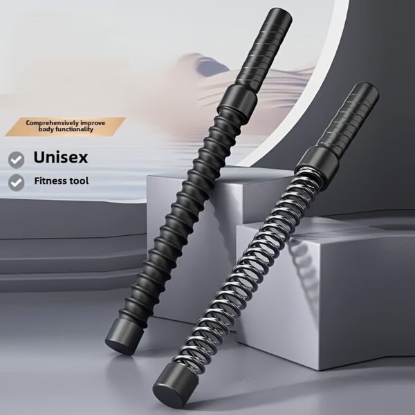 2pcs Stainless Steel Combat Training Sticks for Home Fitness