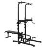 Power Tower Station with Bench and Chin-Up Bar Holder