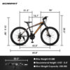 Bicycle A24299-BLACK-ORANGE