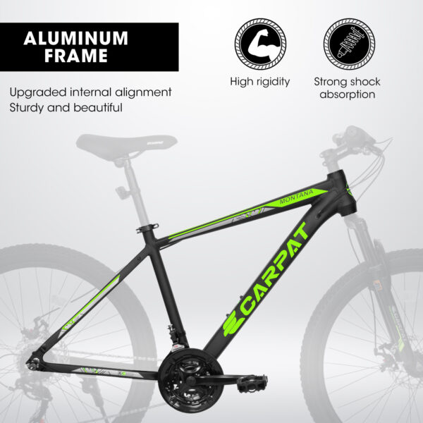 A26322 26" Aluminum Mountain Bike with 21-Speed and Shock Fork