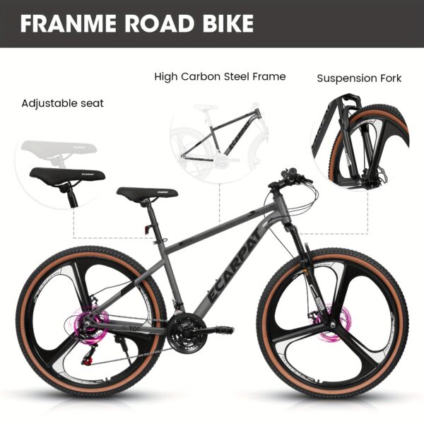 A27301M Ecarpat 27.5" Mountain Bike with 21-Speed and Dual Disc Brakes