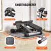 Stair Stepper For Exercise At Home - Hydraulic Mini Stepper With Resistance Band