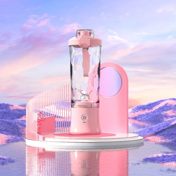 Portable 6-Blade Mini Blender for Shakes and Smoothies