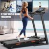 3.25HP Foldable Electric Treadmill with Auto Incline 400lbs Capacity