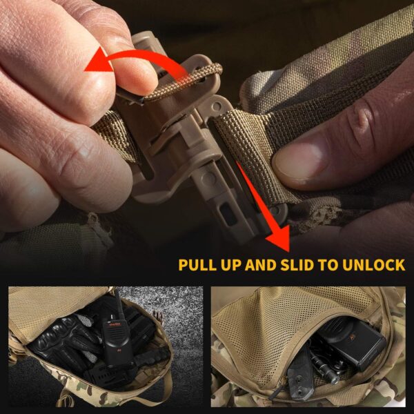 Men’s Tactical Military Backpack for Hiking and Outdoor Use