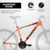 A26322 26" Aluminum Mountain Bike with 21-Speed and Shock Fork
