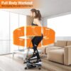 Mini Fitness Stepper with LCD and Resistance Bands 330lbs Max Load