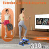 Mini Stepper with LCD Monitor and Resistance Bands 330lbs Capacity