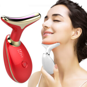 EMS Thermal Neck Massager with Microcurrent Wrinkle Remover