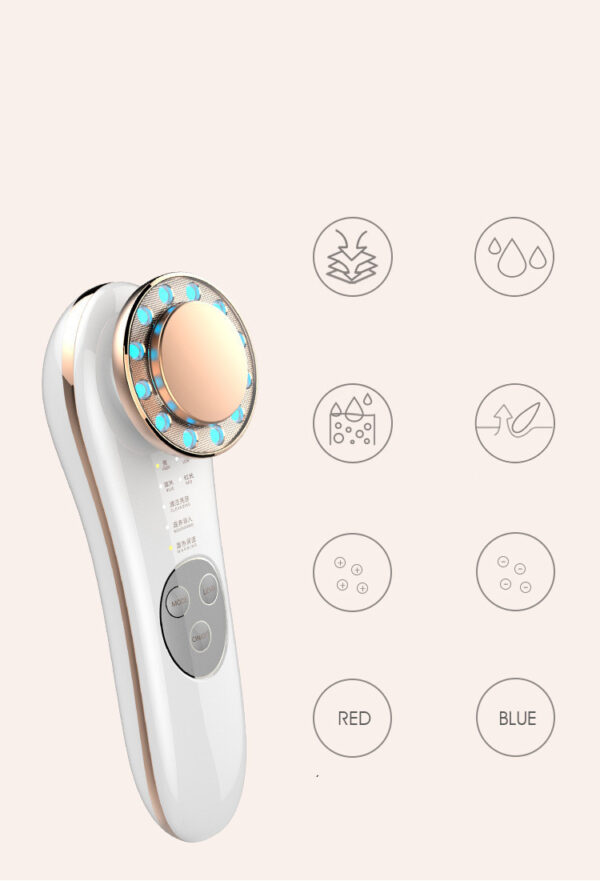 7-in-1 Facial Massager – Galvanic High-Frequency Face Lifting & Tightening Machine