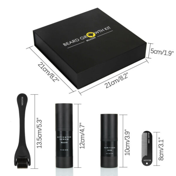 Beard Growth Serum & Care Set – Nourish and Strengthen Facial Hair